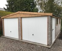 timber-garage - Hanson Garages - Concrete Garages Timber Finish
