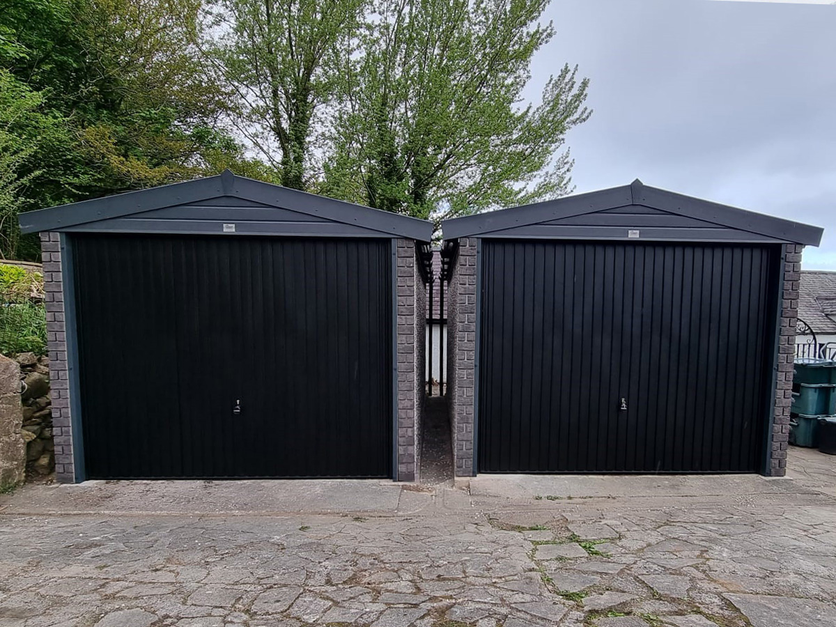 graphite-garage double graphite garage