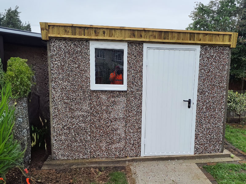 Timber Pent Shed